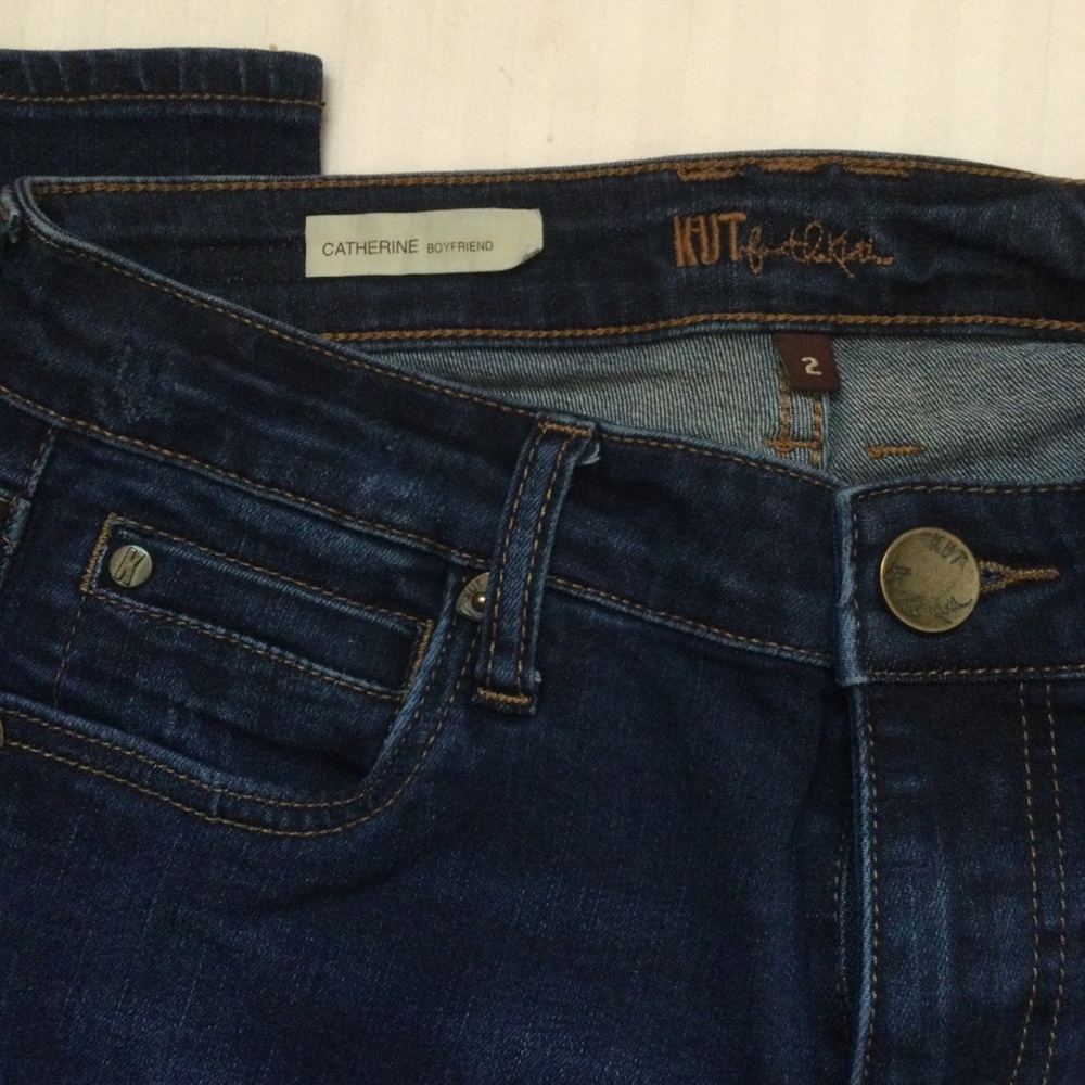 Kut From The Kloth Catherine Boyfriend Jeans Size 2 - Picture 3 of 15
